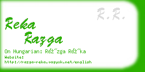 reka razga business card